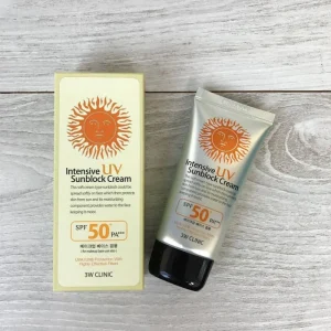 3W Clinic Intensive UV Sunblock Cream SPF 50+PA+++ 50gm
