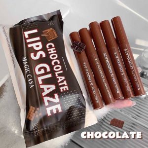 Magic Casa Velvet matte chocolate lipstick lips glaze 5 pieces set
