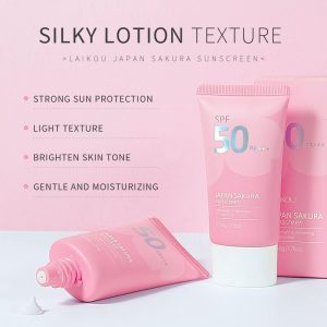 Laikou Japan Sakura Sunscreen, SPF50++ (50 gm)