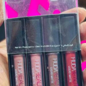 Huda Beauty Nude Edition 4 In 1 Lipstick Set
