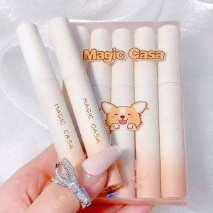 MAGIC CASA Lip Glaze Kit 5 Colors-Cute Puppy Design